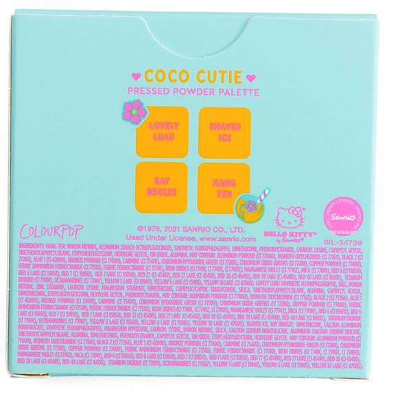 ColourPop x Hello Kitty Coco Cutie pressed powder palette.NWT - Picture 4 of 4